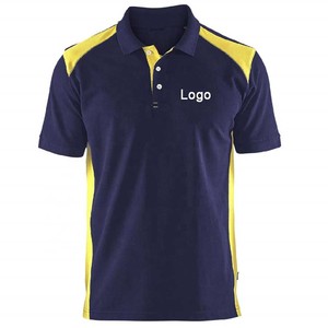 OEM Print Logo Soft Jersey Breathable Quick Dry Color Combination Outdoor Business Casual Shirt Slim Men Sportswear Polo Shirts