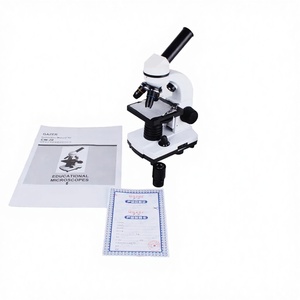 Microscopio Biológico Óptico de Laboratorio 40X-640X |   Luz LED con Enfoque Manual para Estudiantes, con Clasificación IP53 |   Observación de Precisión - Product Image 3