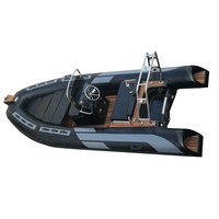 Console gonflable de luxe avec barres de roulettes, coque en fibre de verre 480