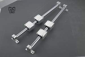 รางนำการเคลื่อนไหวเชิงเส้นราง CNC รองรับรางสไลด์รองรับการขนส่งรางกันชน SBR20 SBR10 SBR12 - Product Image 4