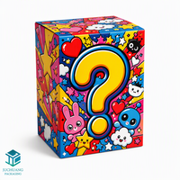 Boîte cadeau en papier personnalisée, écologique, avec impression couleur, couvercle rabattable et fond auto-verrouillant, pour vente en gros