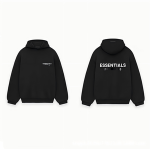 Groothandel Topkwaliteit 80% katoen 480 gsm Hoodies en Joggingbroek Set Pullover Streetwear Trainingspakken ESSENTIALS SS24 Hoodie voor Heren - Product Image 1