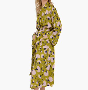 Robe de nuit à manches longues personnalisée imprimée pour femme, peignoir de détente, vêtements de nuit durables pour femme, pyjama, chemises de nuit - Product Image 3