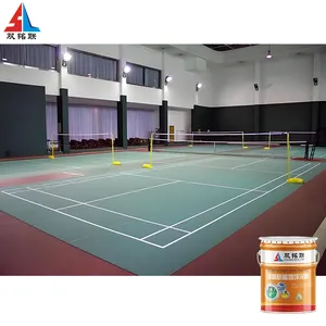 high quality indoor stadium 2k epoxy floor paint liquid supplier anti-slip wear-resistance floor paint