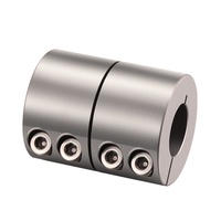 Accouplement rigide argenté d'extension ISO9001 personnalisable 16mm à l'appui d'OEM d'alliage d'aluminium de 50mm