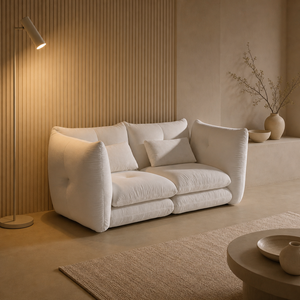 Canapé modulaire en forme de L, style Cloud, à assise profonde, pour salon, villa, appartement - Product Image 2