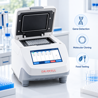 Système PCR à écran tactile Drawell TC1000-S+ 5 ℃   Amplificateur PCR à gradient de 96 puits, chauffage et refroidissement ultra-rapides, pour la recherche moléculaire