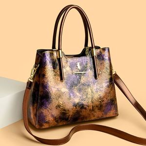 Bolso de Mano de Diseño de Lujo para Mujer, con Patrón Geométrico, Correa Cruzada, Cierre de Cremallera y Cadenas Bolso de Hombro Antirrobo y Resistente.6155 - Product Image 5