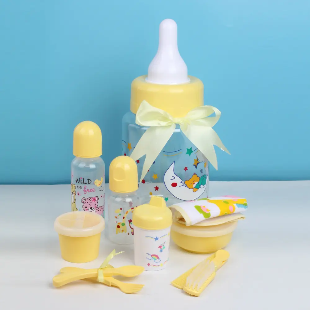 Baby standard caliber anti-colic PP bottle maternal and infant pacifier feeding set foreign trade wholesale 125ml/250ml