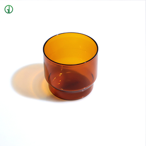 <span class=keywords><strong>Tazze</strong></span> <span class=keywords><strong>in</strong></span> <span class=keywords><strong>Vetro</strong></span> <span class=keywords><strong>Borosilicato</strong></span> Colorato Ambrato di Lusso per Caffè, Tè e Dessert - Product Image 1