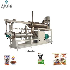 500 kilos/1.5ton kurutma makinesi köpek gıda ekstrüderi yapmak için makine köpek bisküvi - Product Image 1