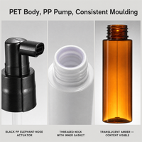 Flacon pulvérisateur vide en PET à brume fine 50ml 60ml 80ml 100ml, flacon pompe rechargeable pour soins bucco-dentaires, tonique capillaire, emballage cosmétique, format voyage