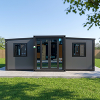 Maison conteneur préfabriquée Granny Flat 20Ft/40Ft, Villa mobile pliable, Appartement extensible, Utilisation hôtelière, Design moderne
