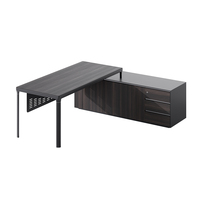 Bureau de direction moderne en forme de L certifié CE Mobilier en bois Vente en usine