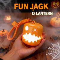 Grenzüberschreitende TK Neue Kreative Halloween-Kürbislaterne Partydekoration Geschenk Ausgefallenes Mehrfarbiges Nachtlicht mit Zugschnur-Schalter