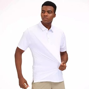 Camiseta de Seguridad de Alta Visibilidad de Talla Grande 5XL, Camiseta Polo para Hombre con Cuello a Rayas Color Borgoña, de Secado Rápido - Product Image 1
