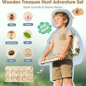 Coffret <span class=keywords><strong>de</strong></span> <span class=keywords><strong>jeu</strong></span> d'observation des insectes pour enfants : cartes éducatives, tableau d'observation, jouets d'extérieur, <span class=keywords><strong>jeu</strong></span> <span class=keywords><strong>de</strong></span> chasse au trésor pour le camping en plein air - Product Image 2