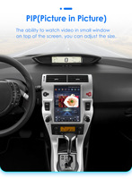Radio de Coche Android CARUPEZ de 9.7 Pulgadas para Citroen C4/C-Quatre/C-Triomphe 2004-2012, 8 Núcleos, Estilo Tesla Vertical, GPS Integrado
