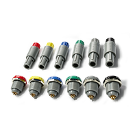 Compatible avec la série de prises fixes PAG 1P, 2-14 broches, connexion médicale PC, auto-bloquante, 10A, IP50
