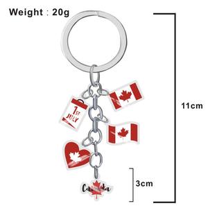 Porte-clés en acrylique personnalisés style Canada avec protection UV – Prix de gros - Product Image 5