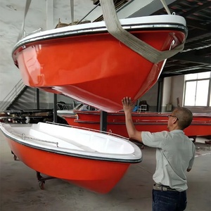 2025 nóng bán câu cá cứu hộ thuyền lũ sợi thủy tinh cứng nhắc thuyền cứu hộ để bán - Product Image 4