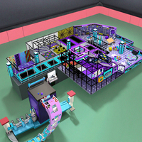 Équipement de terrain de jeux intérieur pour enfants, piscine à balles douces Betta, centre de jeux en plastique, parc d'attractions et d'aventure