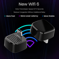 Adaptateur CarPlay sans fil compact WiFi 6 Android Auto, directement de l'usine, pour les distributeurs d'électronique automobile