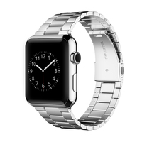 Bracelet en acier inoxydable Keepwin pour Apple Watch, bracelet en métal à trois maillons de 41mm et 49mm, pour IWatch 10 9 8 7 6 ultra 2 Band