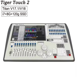 <span class=keywords><strong>Console</strong></span> <span class=keywords><strong>de</strong></span> contrôle d'éclairage <span class=keywords><strong>de</strong></span> scène Titan V17 V18 Tiger Touch II avec fonction LTC - Product Image 1