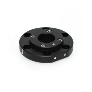 OEM工厂高品质数控铣削黑色铝零件定制加工服务带安装孔的圆柱滚子轴承