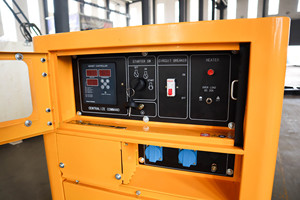 自動およびリモートスタートシステムを備えた9kvaモバイルサイレントディーゼル発電機 - Product Image 3