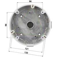 Boîtier de jonction pour caméra CCTV en alliage d'aluminium PFA13F-E pour caméra IP réseau Dahua, compatible avec certaines caméras