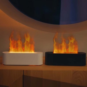 Máy tạo độ ẩm không khí văn phòng USB ngọn lửa tạo độ ẩm 3D mô phỏng lửa siêu âm Khuếch tán hương thơm - Product Image 6