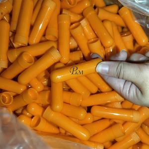 Tube nasal PM coloré DIY avec noyau en coton, bouchon nasal, tube d'<span class=keywords><strong>inhalation</strong></span> en plastique, tube d'emballage, aide à la pativité nasale - Product Image 6