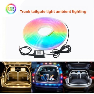 Éclairage de coffre de voiture OLIVER transfrontalier, éclairage d'ambiance de hayon de SUV à détection automatique, <span class=keywords><strong>bande</strong></span> lumineuse <span class=keywords><strong>LED</strong></span> <span class=keywords><strong>12V</strong></span> pour <span class=keywords><strong>camping</strong></span> extérieur - Product Image 2