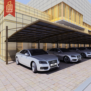 Kits d'auto-abri <span class=keywords><strong>en</strong></span> Aluminium à usage familial, <span class=keywords><strong>toit</strong></span> <span class=keywords><strong>plat</strong></span>, auvent de voiture, abri de stationnement - Product Image 3