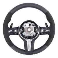 Volant personnalisé noir LCI M pour BMW E71 E87 E92 E93 M3 F02 F10 F22 F30 F32 F82 M2 M4