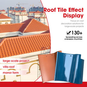 Tejas de Cerámica Romanas Modernas, Ligeras, Duraderas y Fáciles de Instalar, Resistentes al Fuego y al Agua, para Villas - Product Image 1