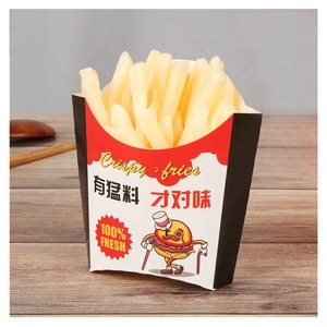 Boîte en papier jetable personnalisée pour frites et poulet frit à emporter – Emballage de restauration rapide en gros - Product Image 5