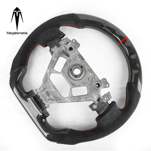 Volant 100% fibre de carbone véritable personnalisé, compatible avec 350Z FX35 370z G35, support de volant accepté - Product Image 3