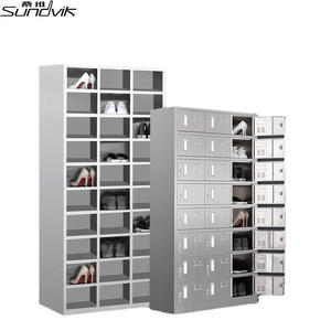 Sundvik Shoe Cabinet Multi Compartment <b>Storage</b> For Factory Staff Dormitory Space Saving Design - Product Image 1