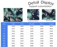 Chemise hawaïenne pour homme, décontractée, anti-froissement, respirante, à motif floral, manches longues, hauts tropicaux, tenues de vacances, Aloha, été, XL