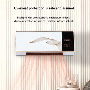 Wholesale Home Wall Heater Intelligent Remote <b>Control</b> Touch Screen Adjustment <b>Fan</b> Heater Timing LED Display - Product Image 4