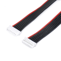 8-poliges Buchsen-zu-Buchsen-Flachbandkabel mit rotem Rand, 1 rotes und 7 schwarze Leitungen, CSA AWM VW-1 für parallele Daten-I/O, LCD, OEM