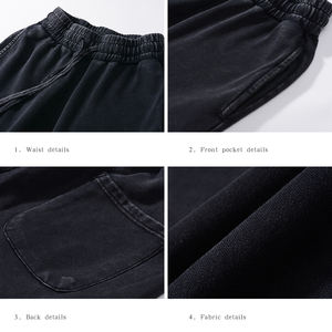 Ağır boy özel dev asit yıkama <span class=keywords><strong>Sweatpants</strong></span> Baggy 380 Gsm düz özelleştirilmiş geniş bacak erkekler <span class=keywords><strong>Sweatpants</strong></span> pantolon - Product Image 6
