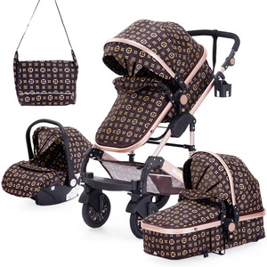 Poussette bébé pliable compacte et légère en alliage d'aluminium, 2-en-1/3-en-1, avec siège <span class=keywords><strong>auto</strong></span>, sur mesure, pour vente en gros - Product Image 5
