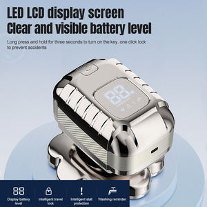 Afeitadora Eléctrica Resuxi 9900 para Hombre, Impermeable IPX6, Cabezal de Afeitado Magnético 9D, Pantalla LCD, Afeitadora Rotativa, Kit de Aseo para Barba - Product Image 5