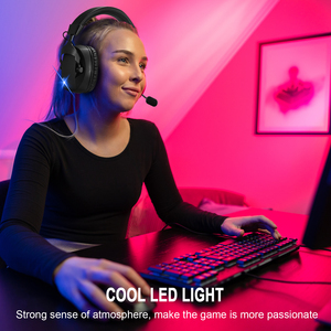 Casque de jeu sans fil 2,4 G à triple mode avec microphone, étanche IPX4, <span class=keywords><strong>pour</strong></span> le gaming, le DJ et <span class=keywords><strong>les</strong></span> activités sportives - Product Image 5
