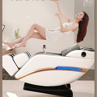 Fauteuil de massage électrique de luxe DaWangjia M9 2025, la meilleure chaise de massage 3D 4D 8D à gravité zéro avec rail SL pour salon, lit de massage corporel complet - Prix