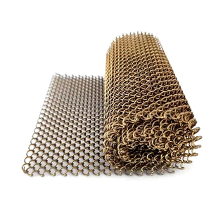 Maille <span class=keywords><strong>de</strong></span> fil d'acier à armure simple, filet métallique décoratif pour façade architecturale/écrans <span class=keywords><strong>de</strong></span> séparation intérieure - Product Image 2